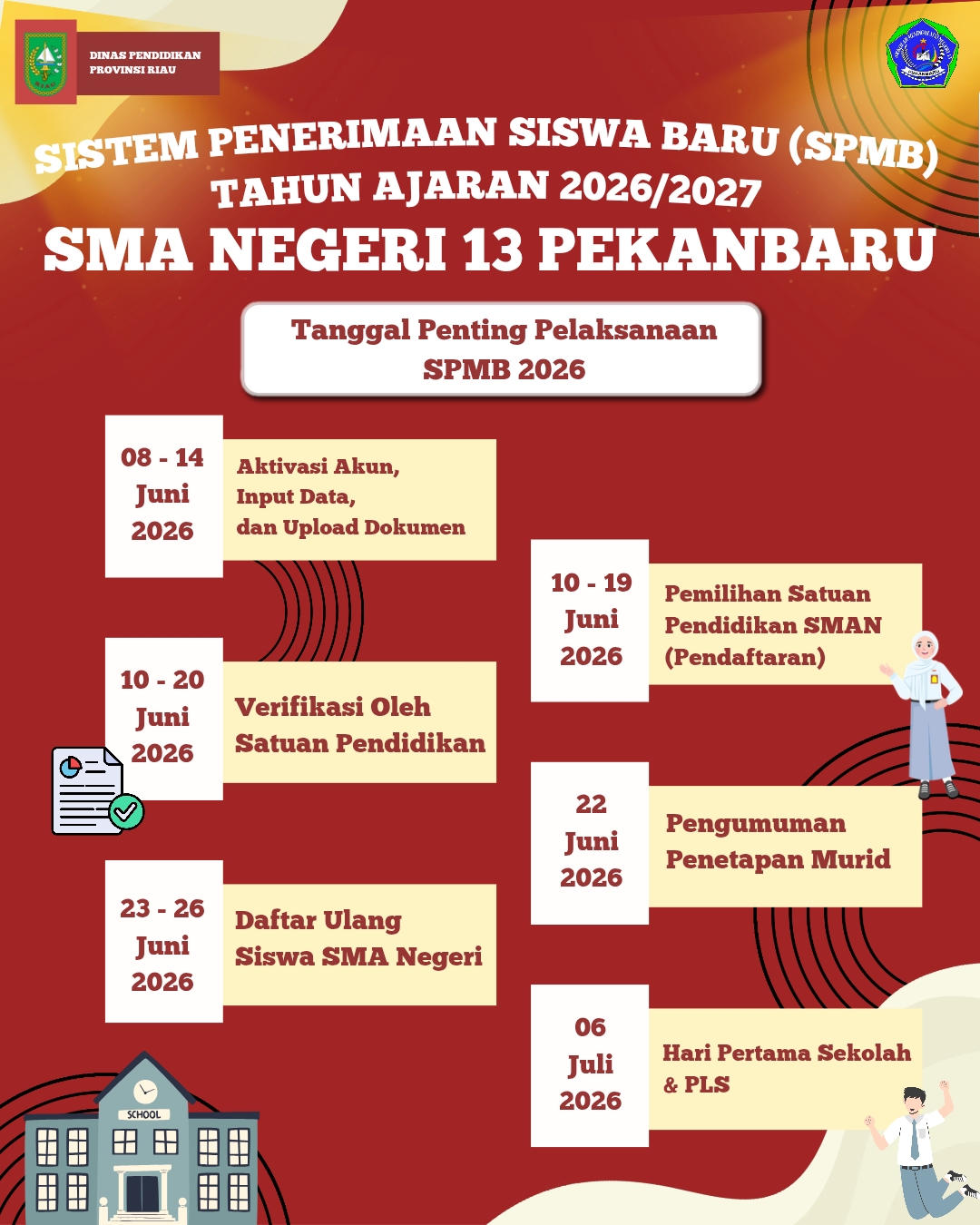 Jadwal Penerimaan Peserta Didik Baru 2026/2027